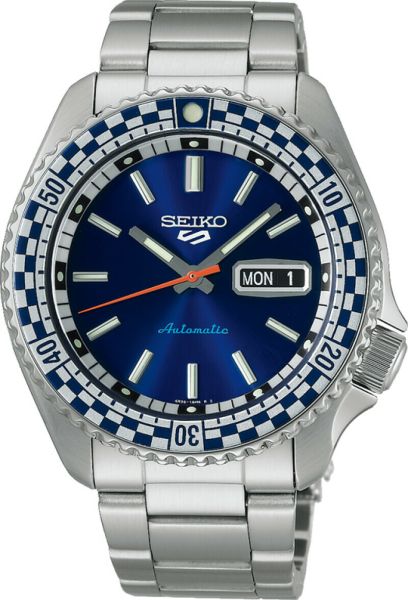 Seiko 5 Sports Checker Flag мужские часы SRPK65K1