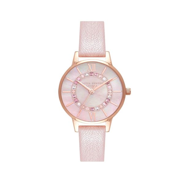 Olivia Burton Wonderland Pink женские часы OB16WD93