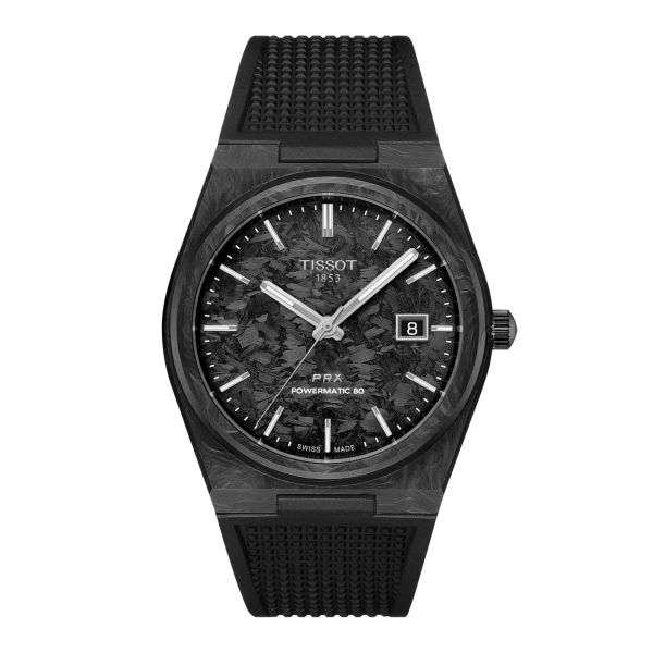 Tissot PRX Powermatic 80 Carbon 40mm meeste käekell T137.907.97.201.00