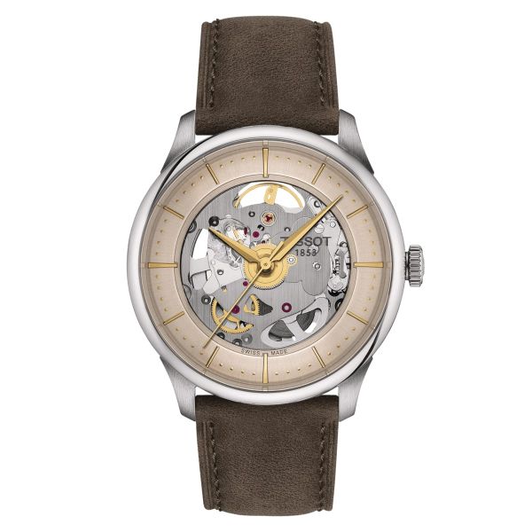 Tissot Chemin Des Tourelles Skeleton meeste käekell T139.836.16.261.00