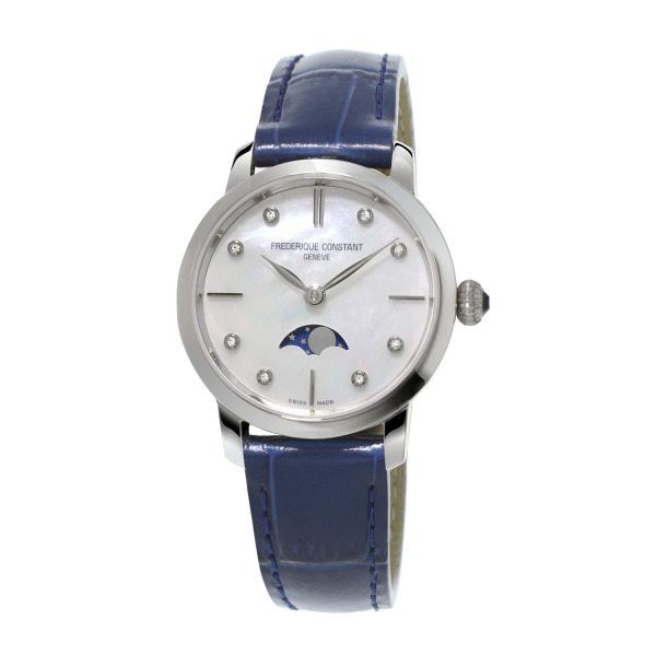 Frederique Constant Slimline Moonphase naiste käekell FC-206MPWD1S6